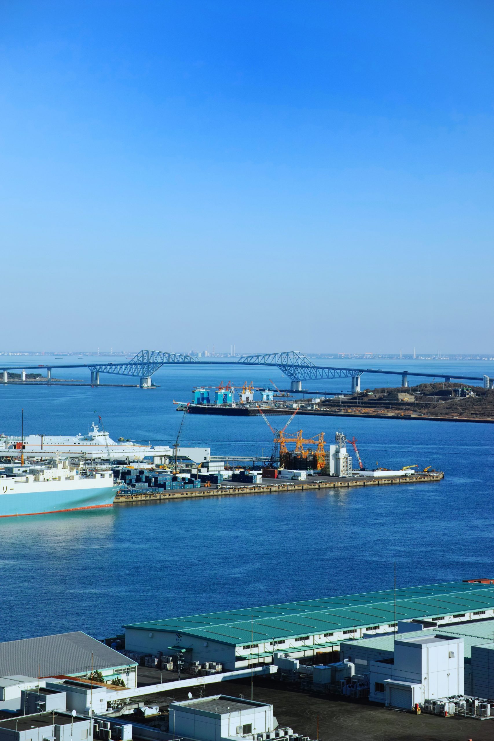 Global Trade Logistics Ship